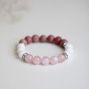 Ömszeretet karkötő, ásvány karkötő, karkötő - ékszer - karkötő - ásványkarkötő - Meska.hu