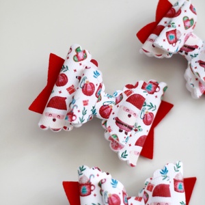 Télapós hajcsat, gyerek hajcsat, hajcsat, Mikulás, Ruha & Divat, Hajdísz & Hajcsat, Hajcsat & Hajtű, , MESKA