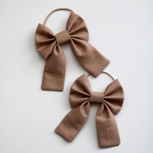 Barna hajgumi, hajdísz, hajbavaló - ruha & divat - hajdísz & hajcsat - hajgumi - Meska.hu