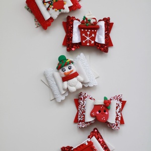 Karácsonyi forrócsoki hajcsat - ruha & divat - hajdísz & hajcsat - hajcsat & hajtű - Meska.hu