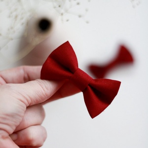 Bordó pamut hajcsat, Ruha & Divat, Hajdísz & Hajcsat, Hajcsat & Hajtű, , MESKA