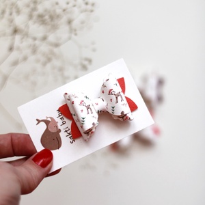 Rénszarvas mintás  hajcsat - Meska.hu