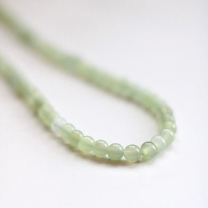 Jade nyaklánc 6mm-es ásványékszer, nyaklánc - ékszer - nyaklánc - gyöngyös nyaklánc - Meska.hu