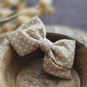 Barna pöttyös nagy hajcsat , Ruha & Divat, Hajdísz & Hajcsat, Hajcsat & Hajtű, , MESKA