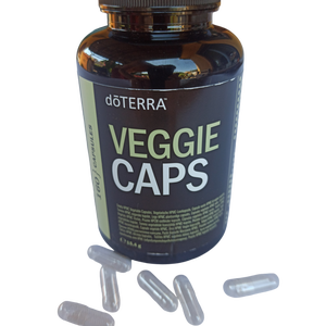 doTERRA Veggie Caps zöldségkapszula tároló tölgyfából - otthon & életmód - dekoráció - dísztárgy - Meska.hu