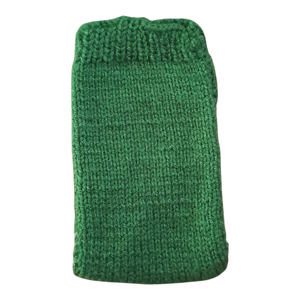 Zöld- barna- beige kötött, hímzett telefontok - táska & tok - pénztárca & más tok - telefontok - Meska.hu