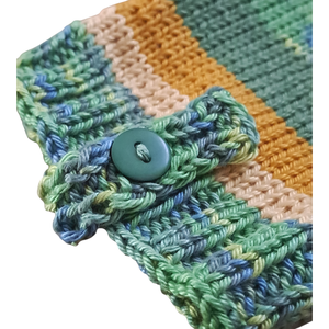 Zöld színátmenetes kötött telefontok - táska & tok - pénztárca & más tok - telefontok - Meska.hu