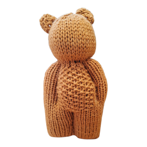 Kézzel kötött barna kismackó - játék & sport - plüssállat & játékfigura - maci - Meska.hu