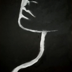 Fekete-fehér, Művészet, Festmény, Akril, Festészet, MESKA