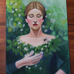 Portré, tanulmány, Művészet, Festmény, Olajfestmény, Festészet, MESKA