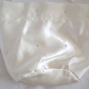 Strasszköves menyasszonyi szütyő, bugyor - esküvő - kiegészítők - táska - Meska.hu