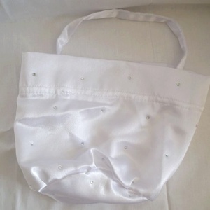 Strasszköves menyasszonyi szütyő, bugyor - esküvő - kiegészítők - táska - Meska.hu