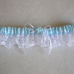 Rose esküvői combcsipke, legényfogó, Esküvő, Kiegészítők, Harisnyatartó & Valami kék, Varrás, Mindenmás, MESKA