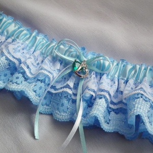 Szerelem esküvői combcsipke, legényfogó -  - Meska.hu