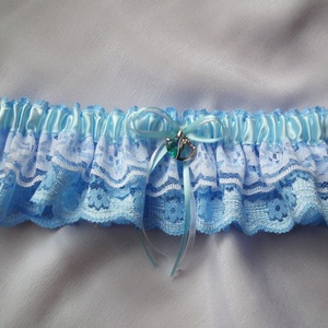 Szerelem esküvői combcsipke, legényfogó -  - Meska.hu