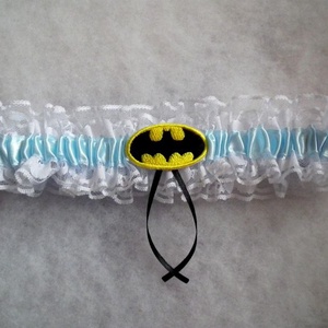 Batman combcsipke, legényfogó - esküvő - kiegészítők - harisnyatartó & valami kék - Meska.hu