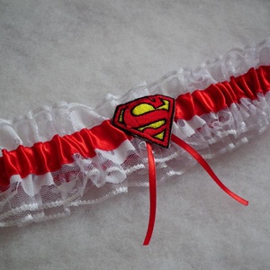 Superman combcsipke, legényfogó - esküvő - kiegészítők - harisnyatartó & valami kék - Meska.hu