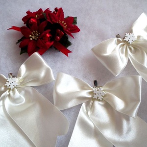 Nagy masni karácsonyfadísz hópihével - karácsony - karácsonyi lakásdekoráció - karácsonyfadíszek - Meska.hu