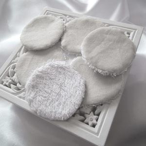 Mosható textil arctisztító korong - szépségápolás - arcápolás - arctisztító korong - Meska.hu