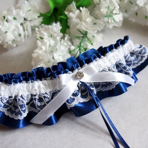 Szerelem esküvői combcsipke - esküvő - kiegészítők - harisnyatartó & valami kék - Meska.hu