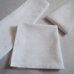 Damaszt textil szalvéta - 3 darab - Meska.hu