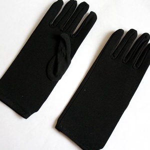 Fekete alkalmi kesztyű - rövid - ruha & divat - sál, sapka, kendő - kesztyű - Meska.hu