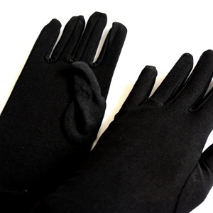 Fekete alkalmi kesztyű - rövid - ruha & divat - sál, sapka, kendő - kesztyű - Meska.hu