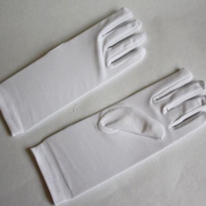  Fehér alkalmi kesztyű - rövid - ruha & divat - sál, sapka, kendő - kesztyű - Meska.hu