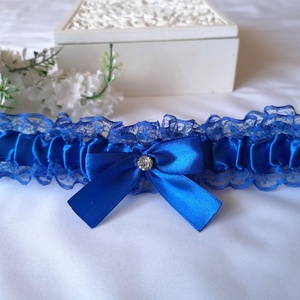 Anasztázia esküvői combcsipke - esküvő - kiegészítők - harisnyatartó & valami kék - Meska.hu