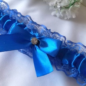 Anasztázia esküvői combcsipke - esküvő - kiegészítők - harisnyatartó & valami kék - Meska.hu