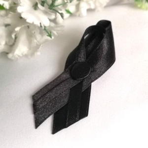 Egyszerű gyászszalag, kitűző - ékszer - kitűző és bross - Meska.hu