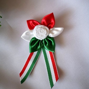 Kokárda - virágom-virágom - ékszer - kitűző és bross - Meska.hu