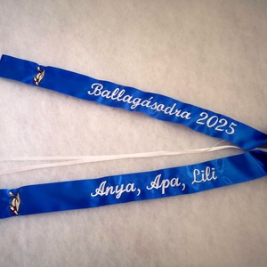 Ballagási emlékszalag, Otthon & Életmód, Papír, írószer, Ajándékozás kellékei, Varrás, Gyöngyfűzés, gyöngyhímzés, MESKA