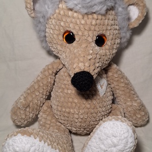 Amigurumi süni - játék & sport - plüssállat & játékfigura - süni - Meska.hu