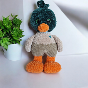 Amigurumi vadkacsa fiú, Játék & Sport, Plüssállat & Játékfigura, Más figura, Horgolás, Gyöngyfűzés, gyöngyhímzés, MESKA