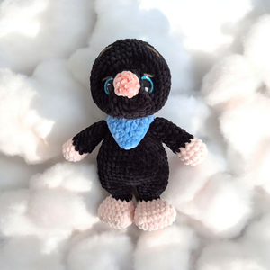 Amigurumi horgolt vakond - játék & sport - plüssállat & játékfigura - más figura - Meska.hu