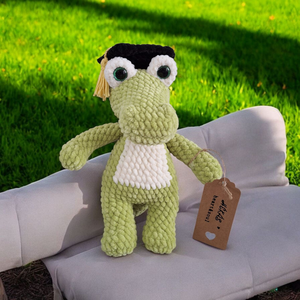 Amigurumi horgolt krokodil - játék & sport - plüssállat & játékfigura - más figura - Meska.hu