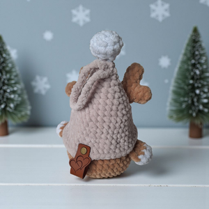 Horgolt rénszarvas manó  - otthon & életmód - dekoráció - manók - Meska.hu