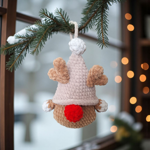 Horgolt rénszarvas manó  - otthon & életmód - dekoráció - manók - Meska.hu