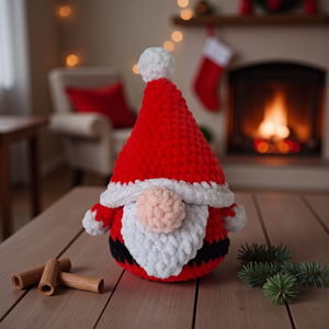 Horgolt mikulás manó , Otthon & Életmód, Dekoráció, Manók, Horgolás, MESKA