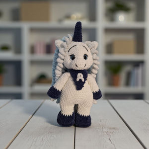 Unikornis amigurumi  - játék & sport - plüssállat & játékfigura - unikornis - Meska.hu