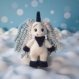 Unikornis amigurumi  - játék & sport - plüssállat & játékfigura - unikornis - Meska.hu