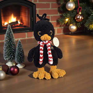 Amigurumi fekete rigó , Játék & Sport, Plüssállat & Játékfigura, Madár, Horgolás, MESKA