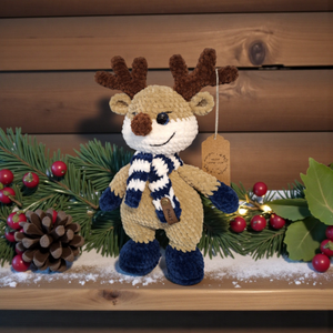 Horgolt rénszarvas  - játék & sport - plüssállat & játékfigura - más figura - Meska.hu