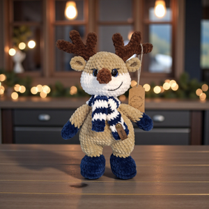 Horgolt rénszarvas , Játék & Sport, Plüssállat & Játékfigura, Más figura, Horgolás, MESKA