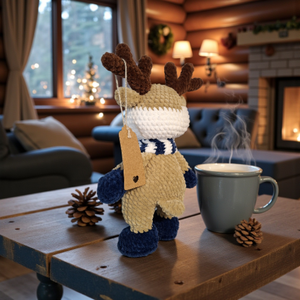 Horgolt rénszarvas  - játék & sport - plüssállat & játékfigura - más figura - Meska.hu