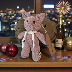 Amigurumi horgolt szerencse malac  - játék & sport - plüssállat & játékfigura - malac - Meska.hu