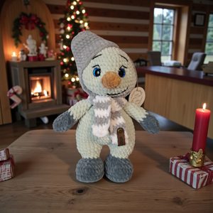 Horgolt Hóember , Játék & Sport, Plüssállat & Játékfigura, Más figura, Horgolás, MESKA