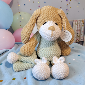 Horgolt szundi kutyus - játék & sport - plüssállat & játékfigura - kutya - Meska.hu