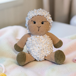 Horgolt bárány -45cm - ünnepi díszek, dekorációk - húsvéti díszek és dekorációk - húsvéti ablakdíszek - Meska.hu